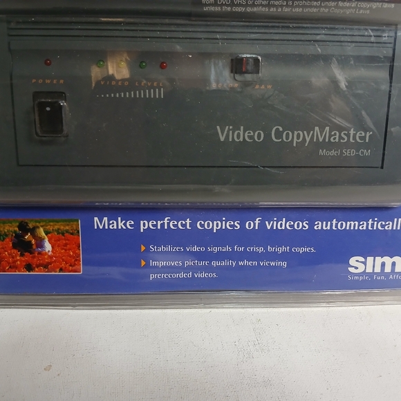Sima video copy master automatic video enhancer &duplicator (new in pkg) - Picture 3 of 4